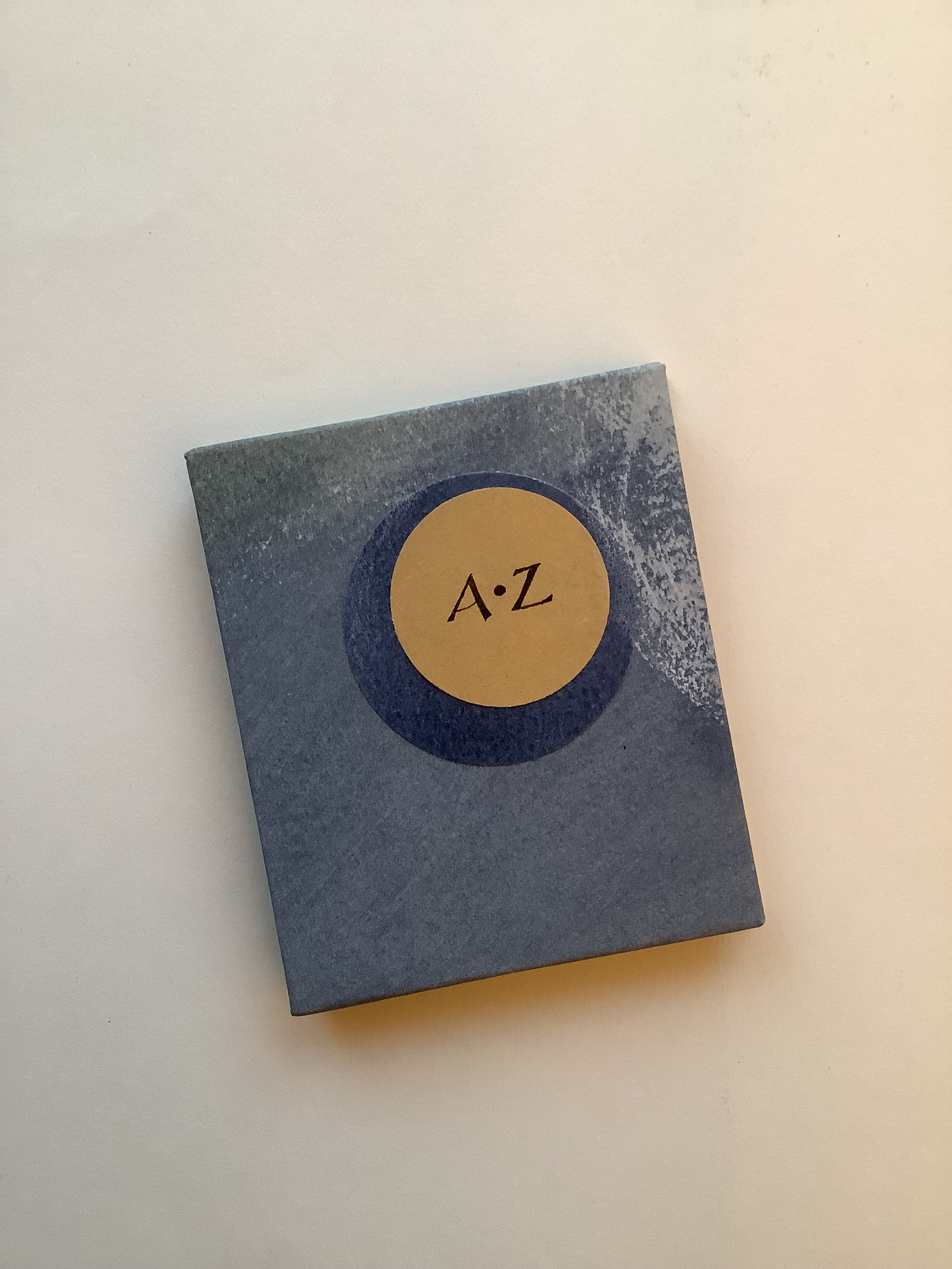 A-Z Accordion Book Cover